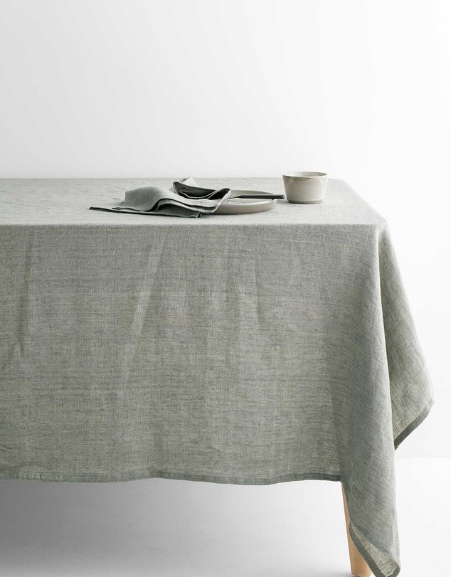 Aura Home - Vintage Pure Linen Tablecloth