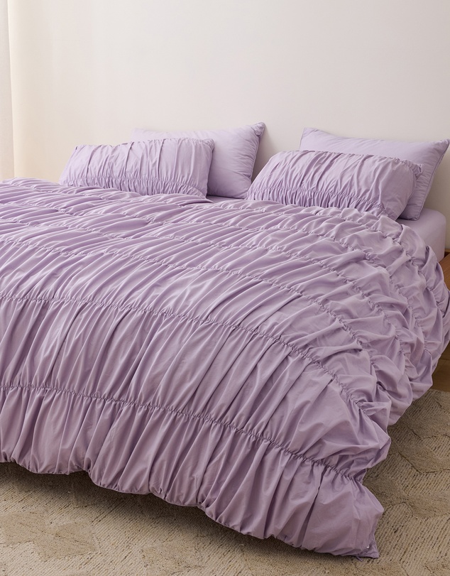 Sheet Society - Sofia Ruched Cotton Quilt Cover Set