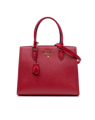 Pre-Loved by Azura Reborn - Pre-Loved Soft Calf Trimmed Saffiano Convertible Tote