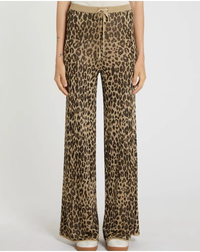 Marella - Desert Leopard Knit Pants