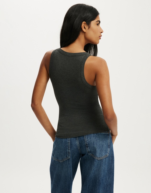 Cotton On - Sheer Layer Scoop Tank