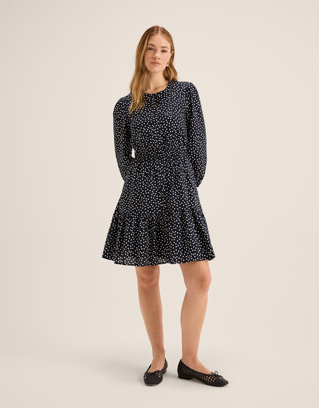 Review - Ditzy Dot Mini Dress