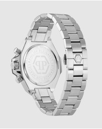 Philipp Plein - Plein Chrono Royal - Silver-Tone with 46mm Green Dial