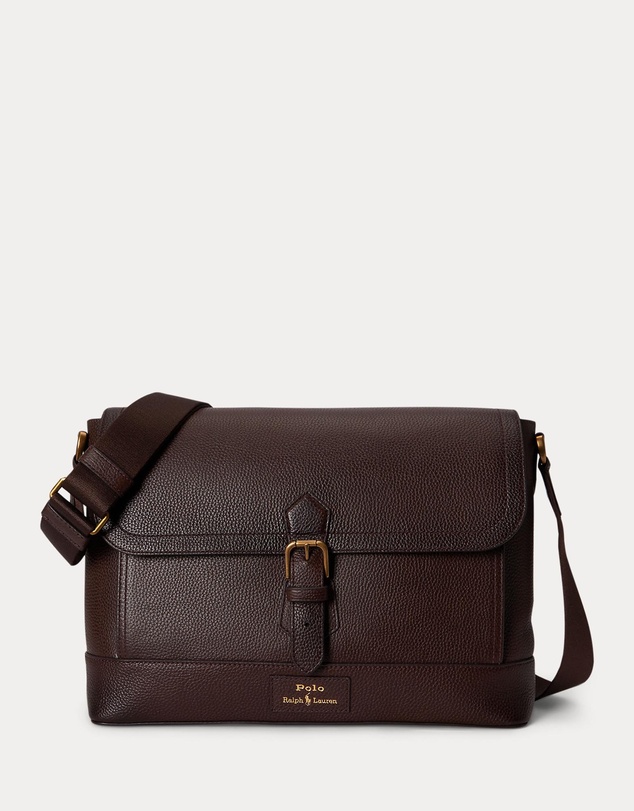 Polo Ralph Lauren - Pebbled Leather Messenger Bag