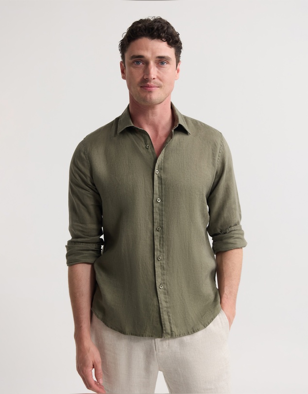 Oxford - Cooper Ls French Linen Shirt