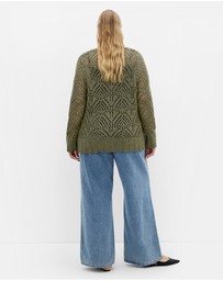 City Chic - Beck Wool Blend Jumper