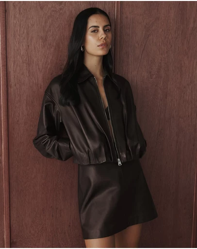 Jag - Leather Bomber