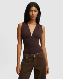 Cotton On - Hold Me Gathered V Tank