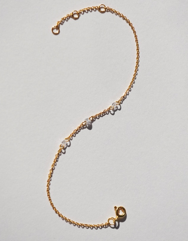 SAINT VALENTINE - Floating Stone Bracelet - Gold