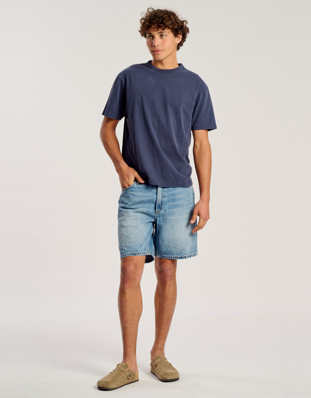 Rolla's - Ezy Denim Shorts - Byron Blue