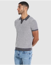 GUESS - Isaac Textured Polo Shirt