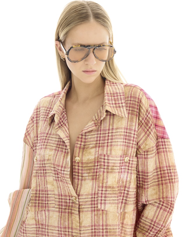 THE TALES - Summer Check Shirt Dress