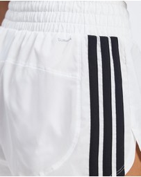 adidas Performance - Pacer Workout Woven High Rise 3 Inch Shorts