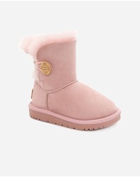 Ozwear Connection Uggs - Ugg Kids Ugg Button Boots (Water Resistant)