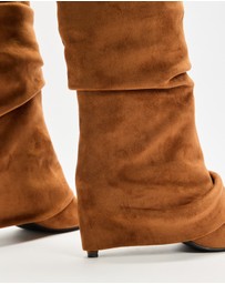 Dazie - Issy Slouchy Heeled Boots