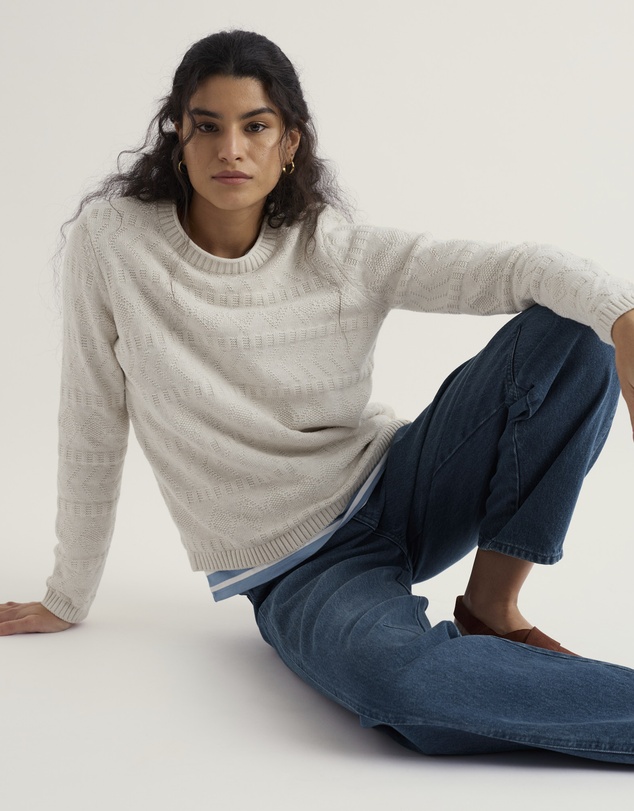 Seasalt - Seasalt Cornwall Neutrals Kinter Organic Cotton Jumper