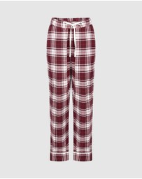 Hunkemoller - Straight Check Flannel Pants
