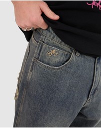 Worship - Heavy Heart Big Lounger Jeans