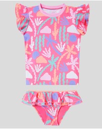 Boardies - Boardies Palm Springs Little Girls Rashie Set