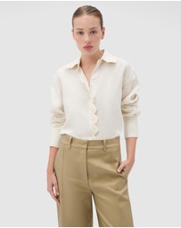 Oroton - Lace Trim Shirt