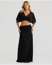 Vacay Swimwear - Vela Skirt Black