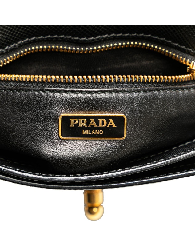 Pre-Loved by Azura Reborn - Pre-Loved Bicolor Saffiano Cuir Flap Crossbody