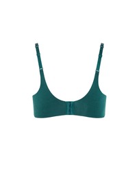 City Chic - Plus size Smooth & Chic Cotton T-Shirt Bra - deep teal
