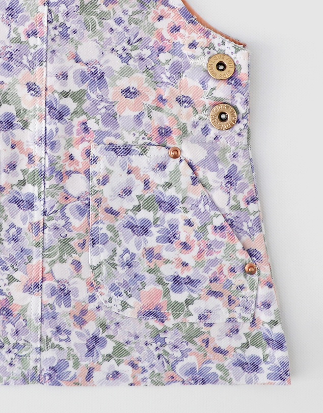 WITH LOVE FOR KIDS - Hazel Denim Pinafore Dress - Babies - Kids
