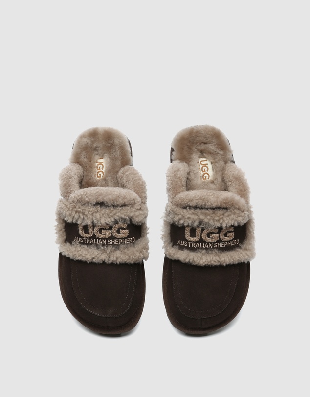 EVERAU - Australian Shepherd Ugg Rilee Cow Suede Upper House Shoes