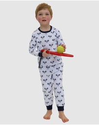 Sant And Abel - Kids Tennis Navy Long PJ Set