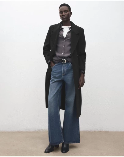 M.N.G - Double-Breasted Wool Coat
