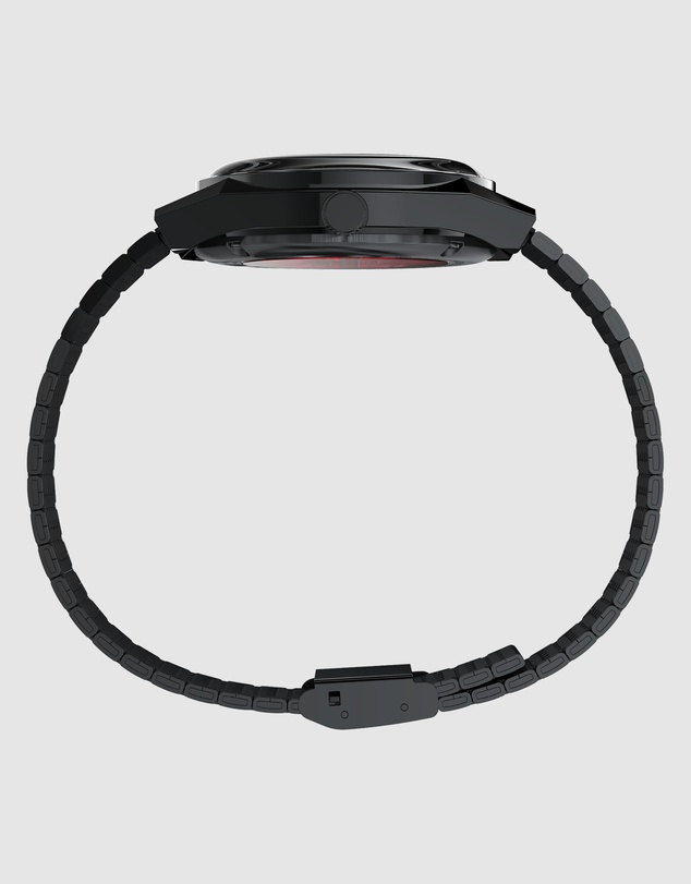 TIMEX - Harry Potter x Q Timex Sorcerer Stone 38mm Black Stainless Steel Bracelet Watch