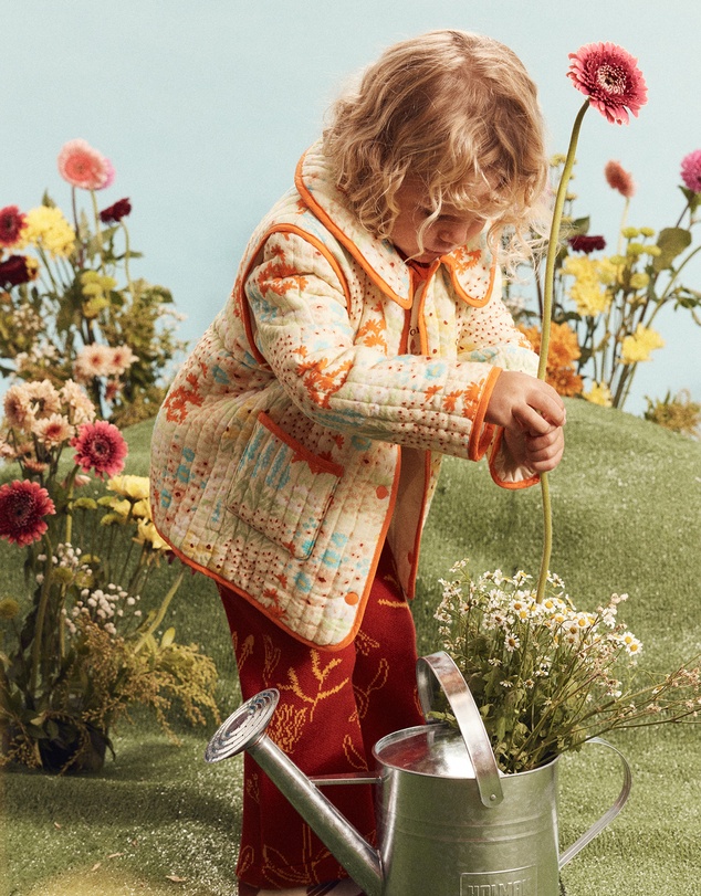 Banabae - Convertible Quilted Print Jacket - Meadow