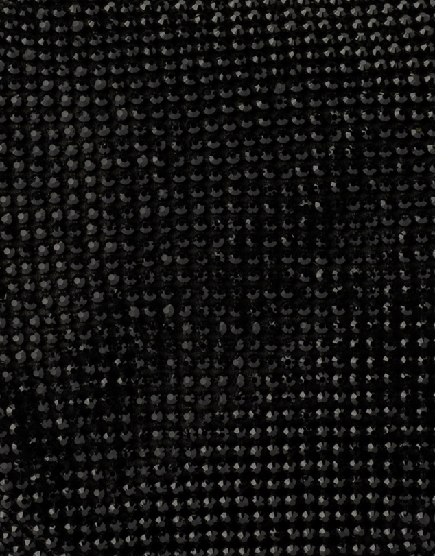 Olga Berg - Ellie Crystal Mesh Ring Handle Bag