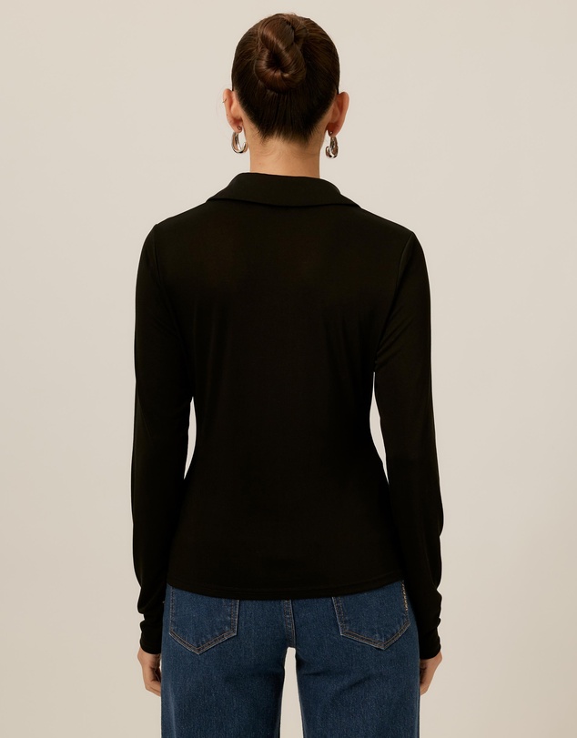 Tussah - Brigitte Cupro Ruched Front Shirt