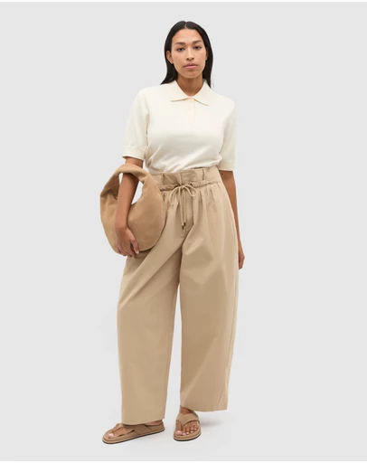 Seed Heritage - Double Waist Cotton Pant