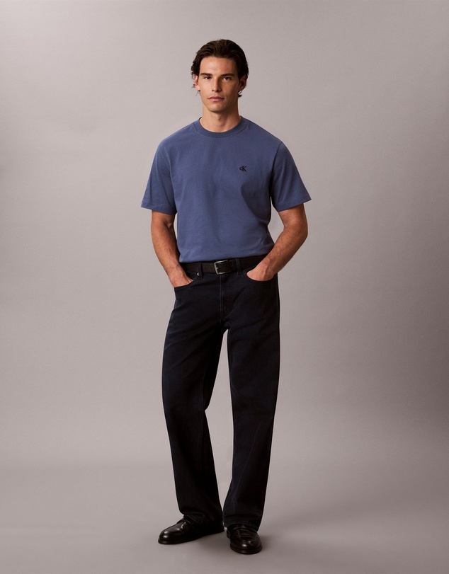 Calvin Klein Jeans - Embroidered Monogram Logo Relaxed T-Shirt