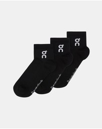 On - 3-Pack Logo Mid Socks
