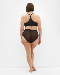 City Chic - Signature Mesh Plunge Underwire Bra
