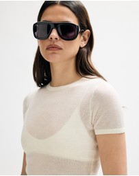 Minima Esenciales - Renna Lyocell Silk Blend Sheer Tee