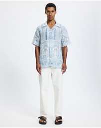 Camilla - Short Sleeve Cabana Shirt