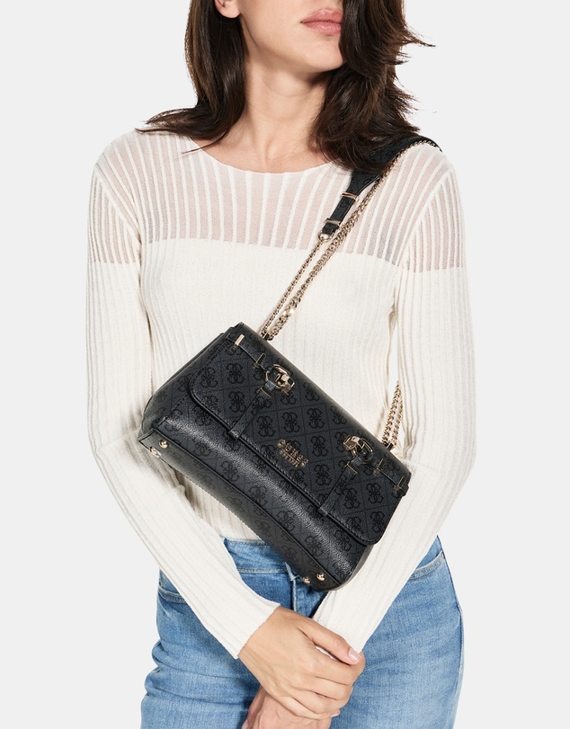GUESS - Leona Convertible Crossbody Flap Bag