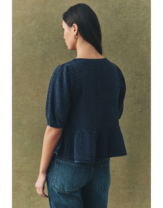NEXT - Puff Short Sleeve Doublecloth Blouse