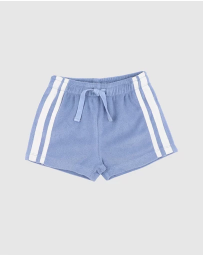 Fox & Finch - Side Stripe Towelling Shorts - Babies
