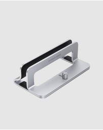 Ugreen - UGREEN Vertical Laptop Stand for Desk Adjustable Aluminum Holder for Laptops up to 17.3