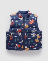 Purebaby - Reversible Puffer Vest -Kids-Babies