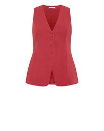 City Chic - Plus Size Tori Vest - sienna