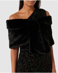 Forever New - Felicity Faux Fur Wrap