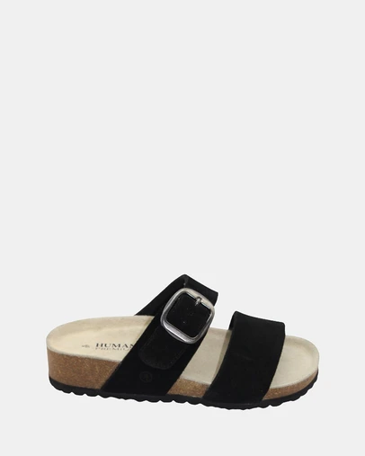 Human - Women's Palms Slide Sandals Black