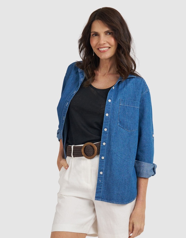 CAMIXA - Denime Linen Shirt